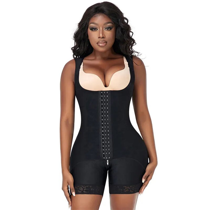 Fajas Colombian Girdle Waist Trainer Butt Lifter Shapewear Women Tummy Control Body Shaper Front Hooks Sheath Slimming Flat