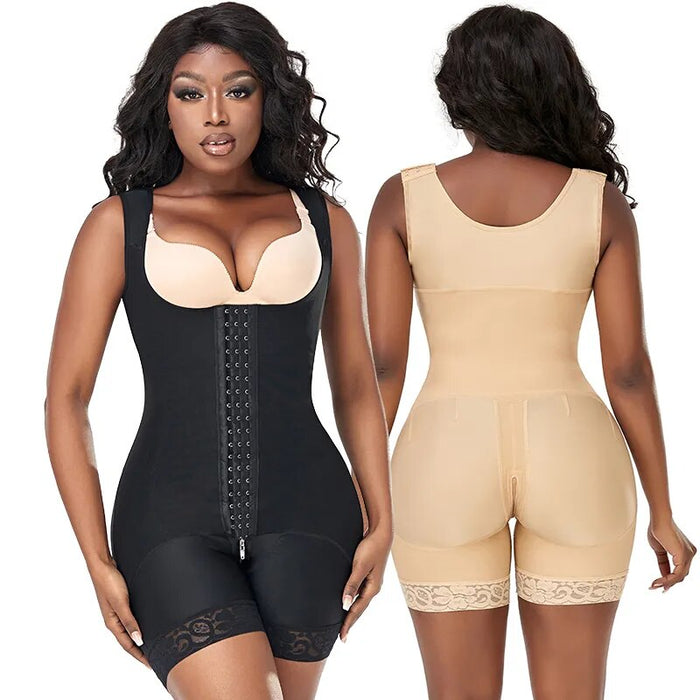 Fajas Colombian Girdle Waist Trainer Butt Lifter Shapewear Women Tummy Control Body Shaper Front Hooks Sheath Slimming Flat